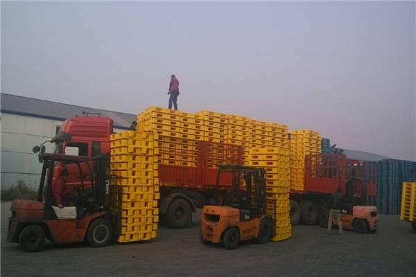 叉車搬運塑料托（tuō）盤